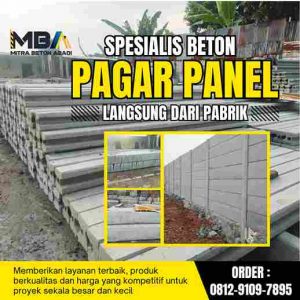 Harga Pagar Panel Beton Sukabumi 